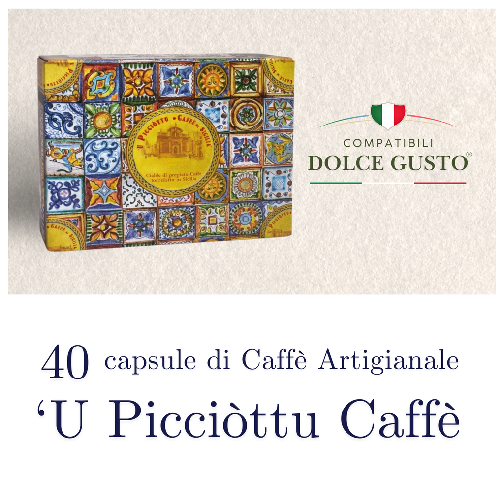 Miscela Arabica Dolce 40 pz - U Picciottu compatibili Dolce Gusto